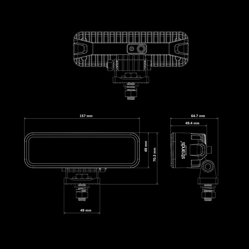 Lampe de travail Strands Skylord EXP Duo avec stroboscope (SKYN1 EXP)