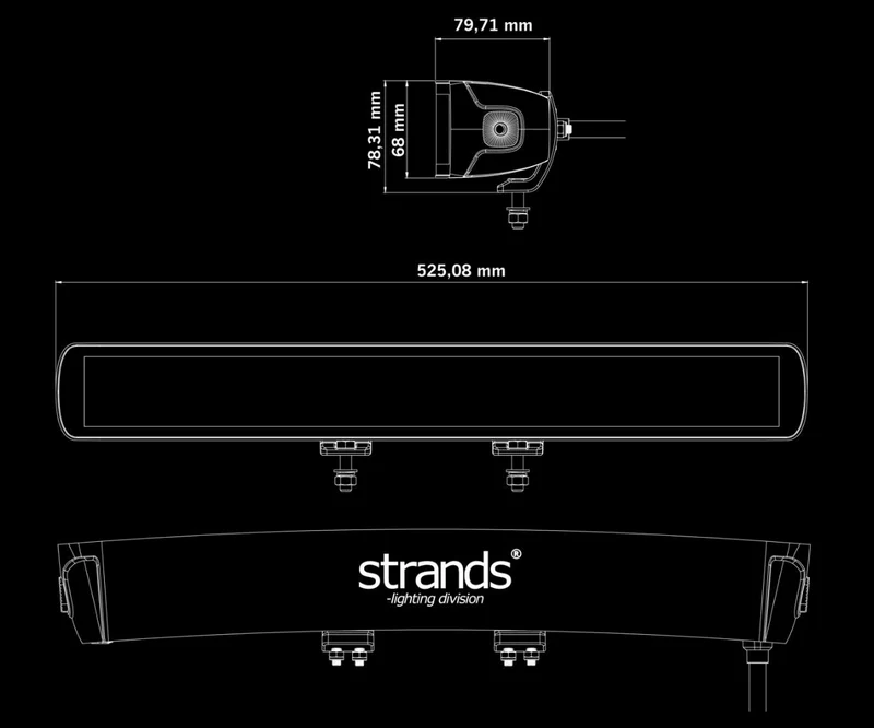 Barre lumineuse Strands Big Energy DR / 20″