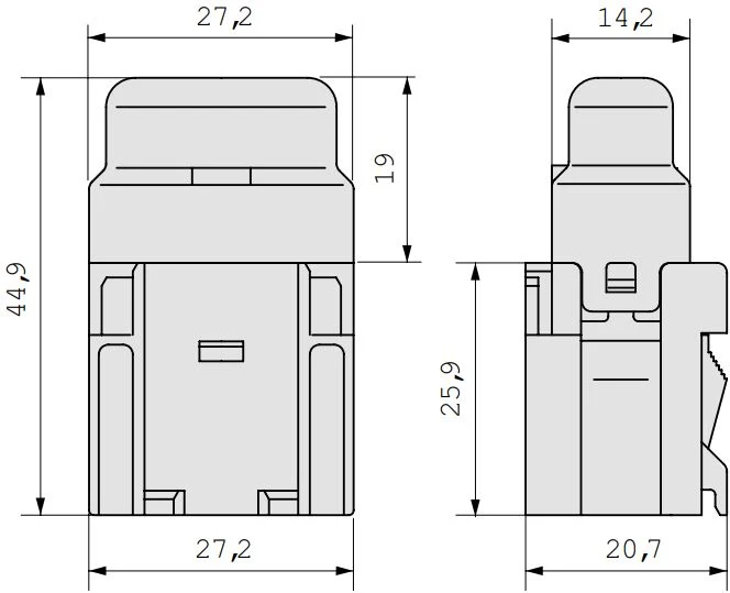 Porte-fusible standard étanche MTA