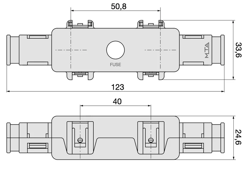 Porte-fusible MTA Mega