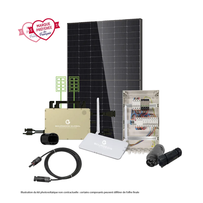 Kit Photovoltaïque Triphasé Bourgeois Global - Elu Marque préféré des Français 2023 et 2024