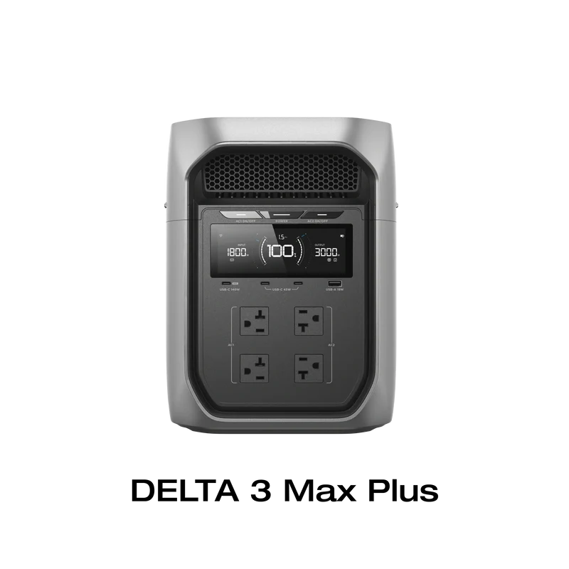 EcoFlow DELTA 3 Max Series Portable Power Station (2048Wh)