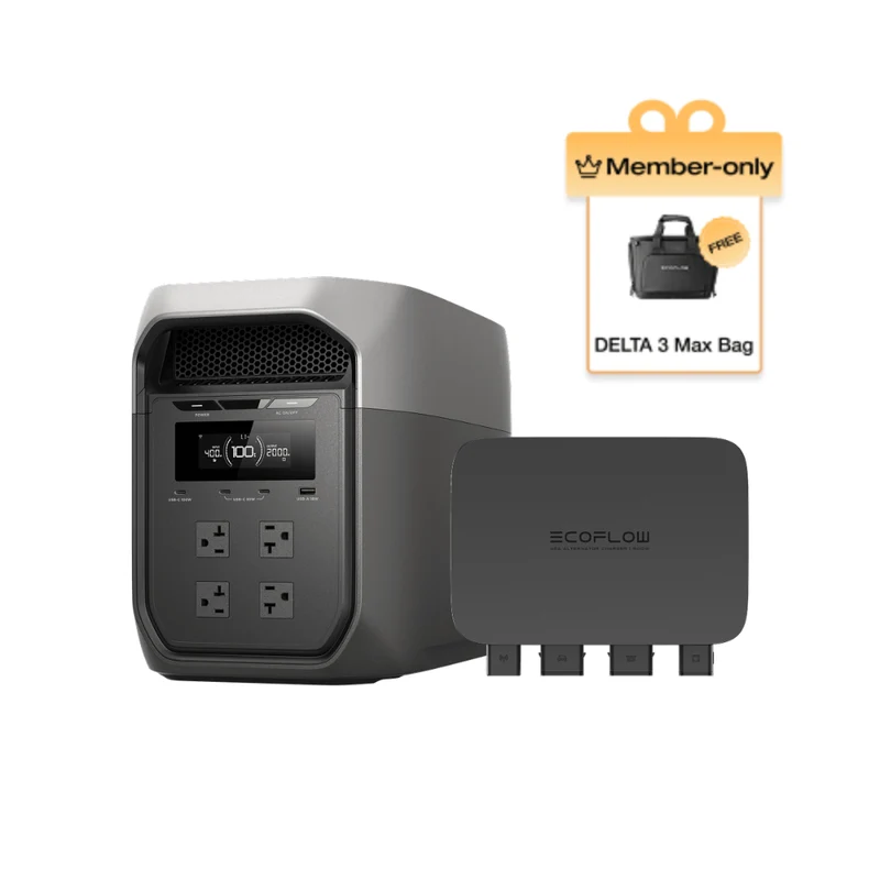 EcoFlow DELTA 3 Max Series Portable Power Station (2048Wh)