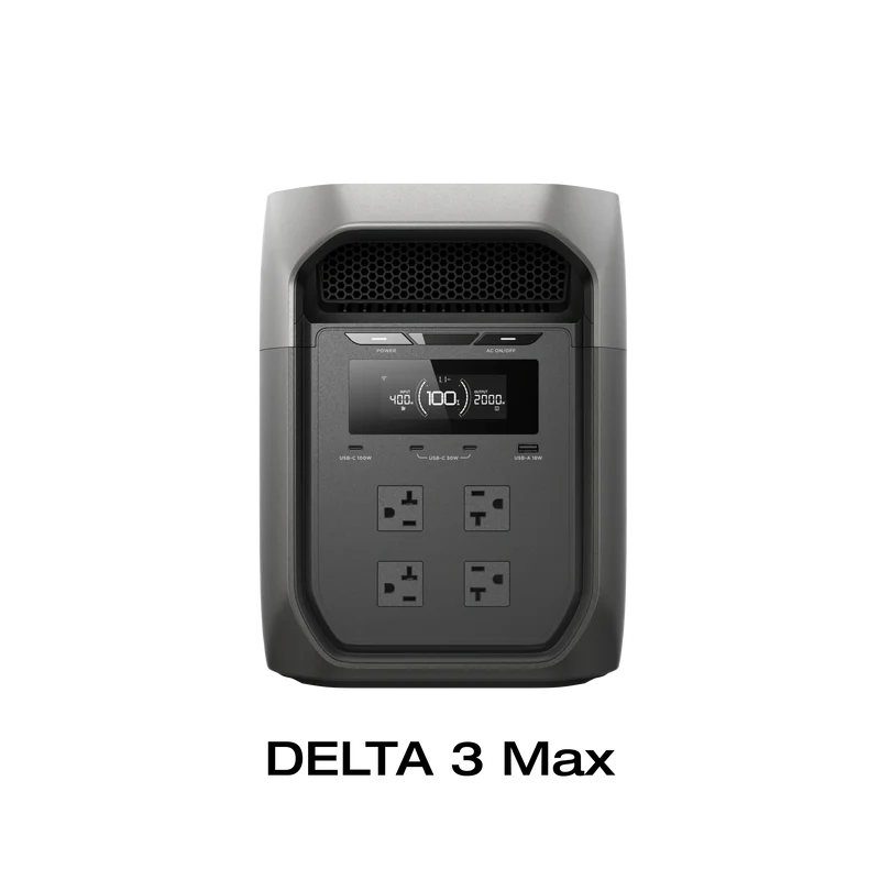 EcoFlow DELTA 3 Max Series Portable Power Station (2048Wh)