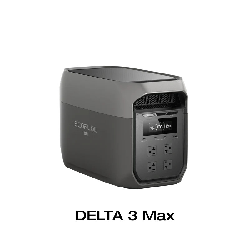 EcoFlow DELTA 3 Max Series Portable Power Station (2048Wh)