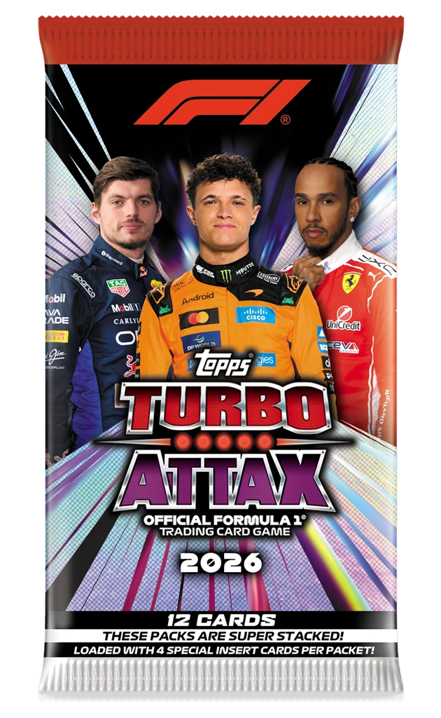 Topps F1 Turbo Attax 26/27 -Booster Topps F1 Turbo Attax de 12 cartes