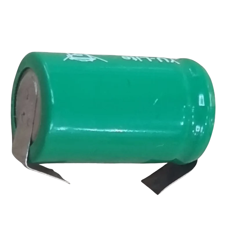 Batterie rechargeable 1/2 AA NiMH 1.2V 500mAh à souder Yuasa