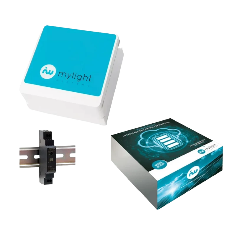 Kit Triphasé Batterie Virtuelle MyLight X (sans protections PV) Pour Tous Types d'installations Photovoltaïques Triphasées - Installation et Parametrage par un de nos partenaires agréés Inclus