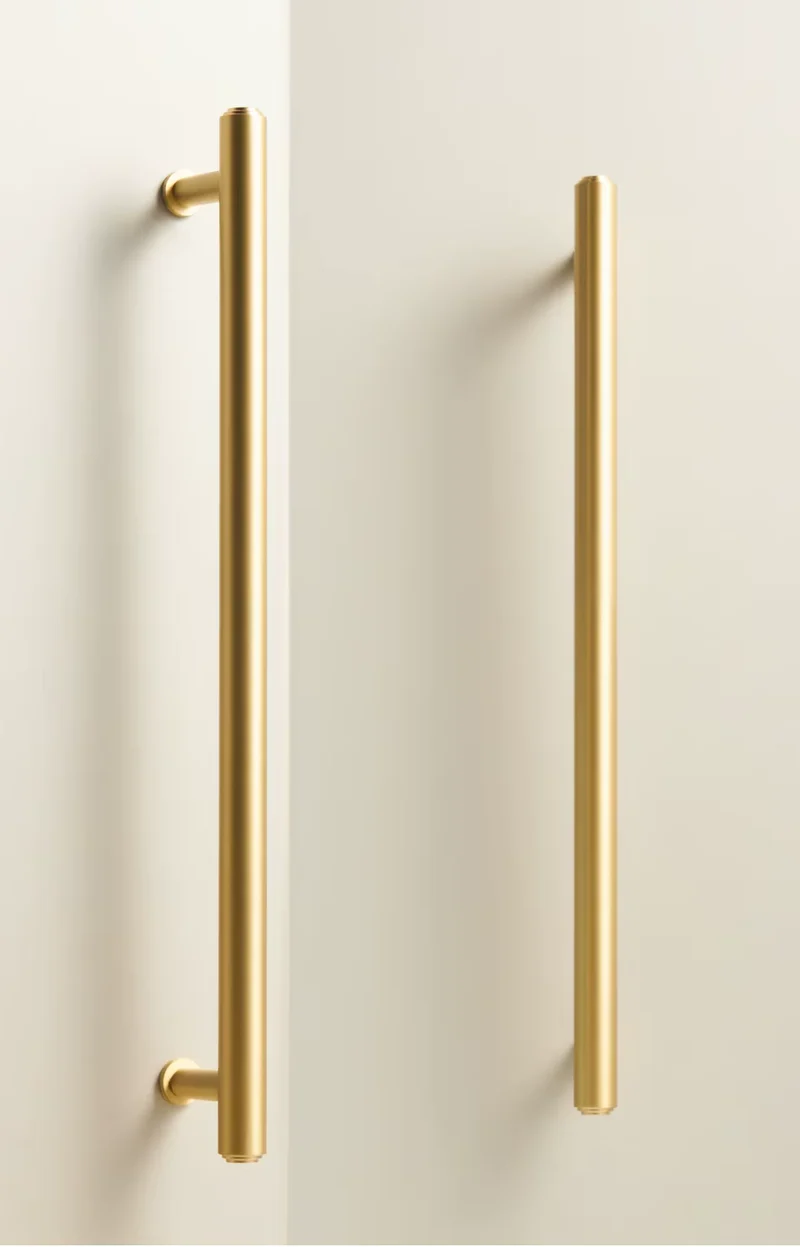 Poignée de Meuble Tubulaire Bronze Antique
