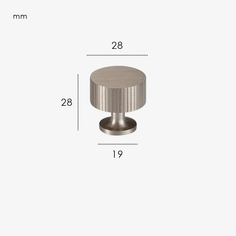 Poignée De Meuble Retro Gris Inox