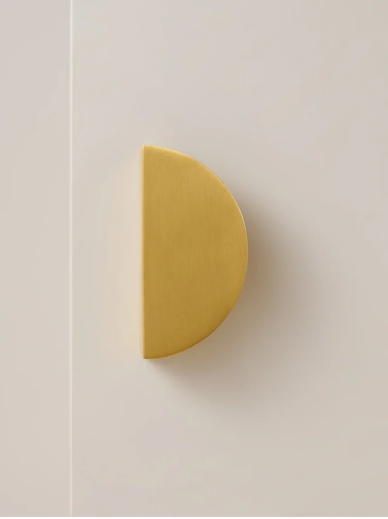 Poignée de Meuble Demi-Cercle Or Brossé
