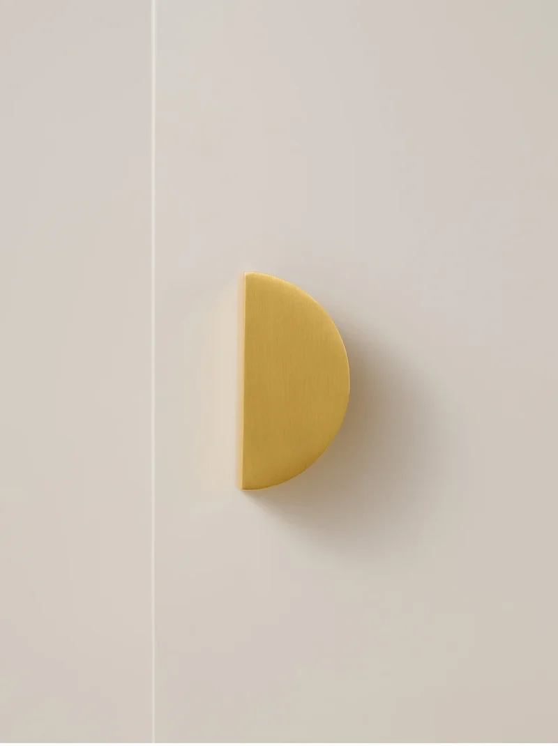 Poignée de Meuble Demi-Cercle Or Brossé