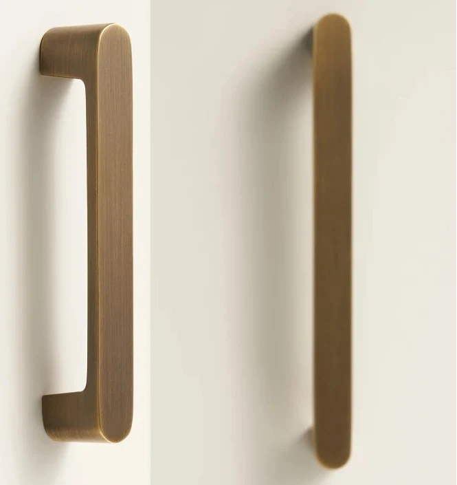 Poignée de Meuble Moderne Bronze Brossé