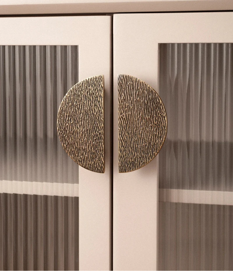 Poignée de Meuble demi-lune Bronze