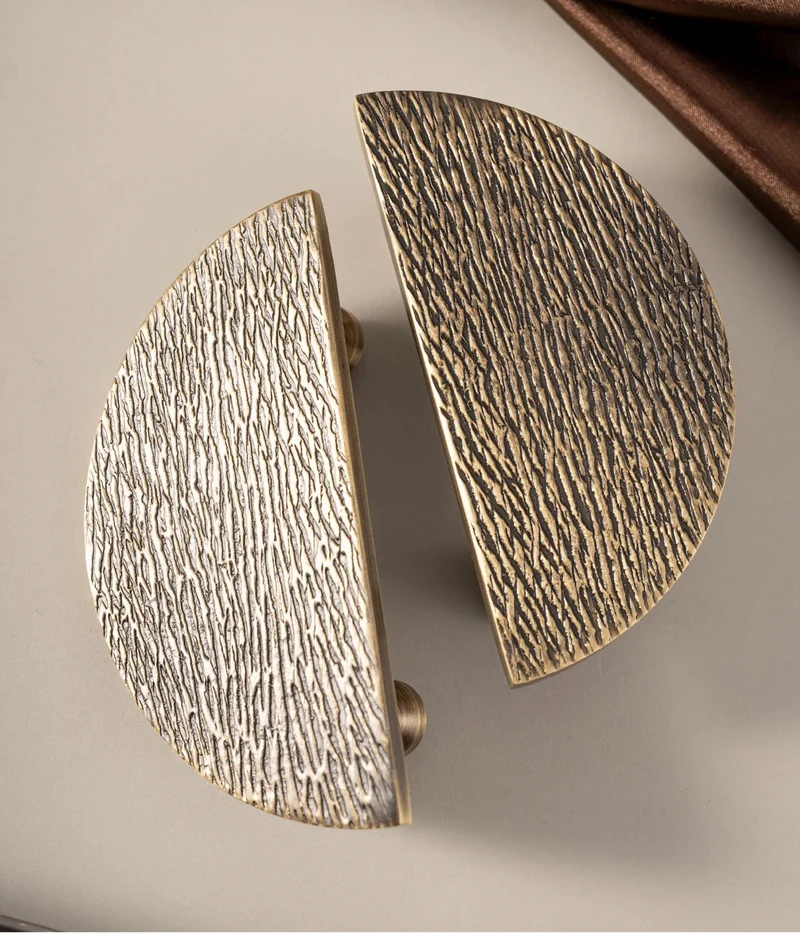 Poignée de Meuble demi-lune Bronze