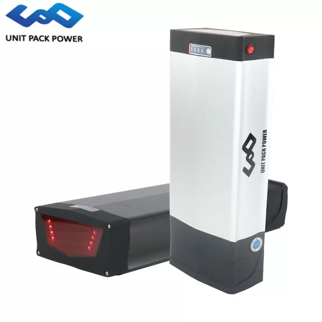 【EN STOCK UE】Batterie pour vélo électrique S045 48 V/52 V 20 Ah BMS 30-50 A avec porte-bagages arrière pour moteur 350 W, 500 W, 750 W et 1000 W
