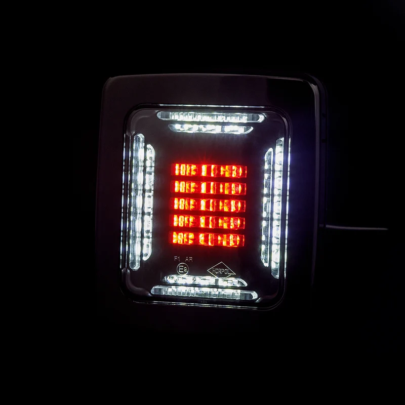 Phare Horpol Cube Block avec feu arrière, de recul et antibrouillard