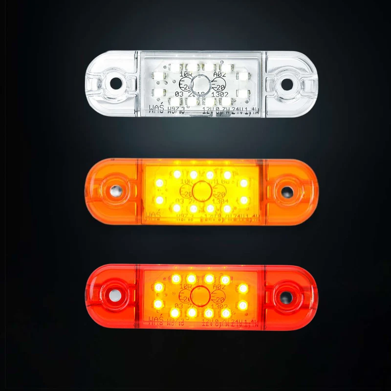 Feu de position Strands Freedom Legacy Slim avec lentille colorée / 12 LED