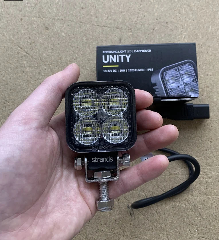 Projecteur de travail Strands Unity Micro 10 W de 2 cm / Feu de recul homologué