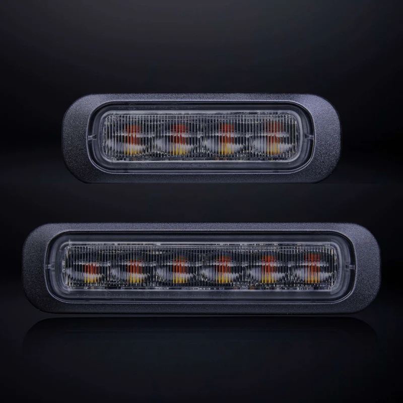 Lampe stroboscopique ambre Strands Dark Knight avec lentille foncée