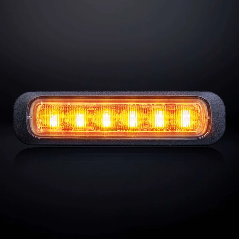 Lampe stroboscopique ambre Strands Dark Knight avec lentille transparente