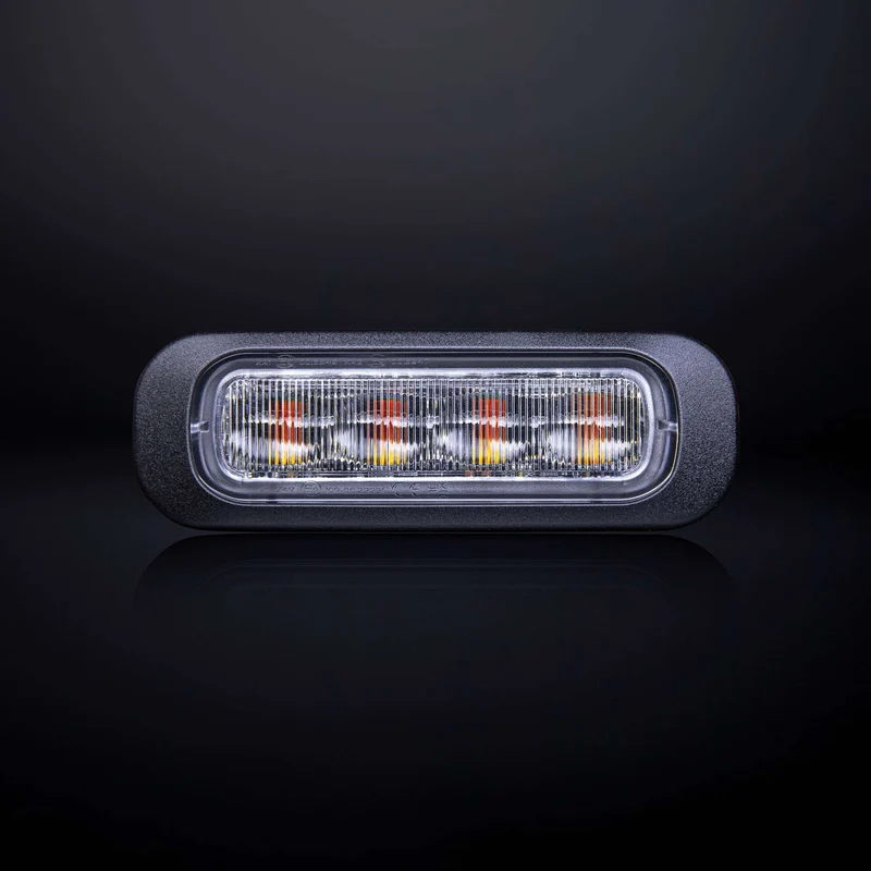 Lampe stroboscopique ambre Strands Dark Knight avec lentille transparente