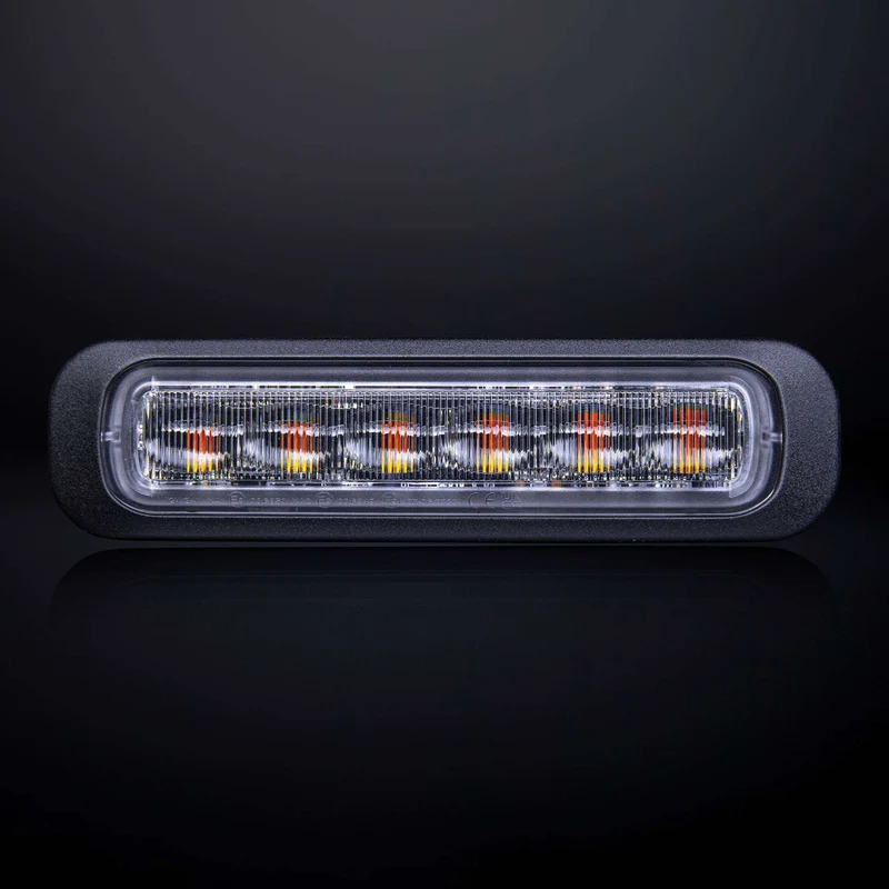 Lampe stroboscopique ambre Strands Dark Knight avec lentille transparente
