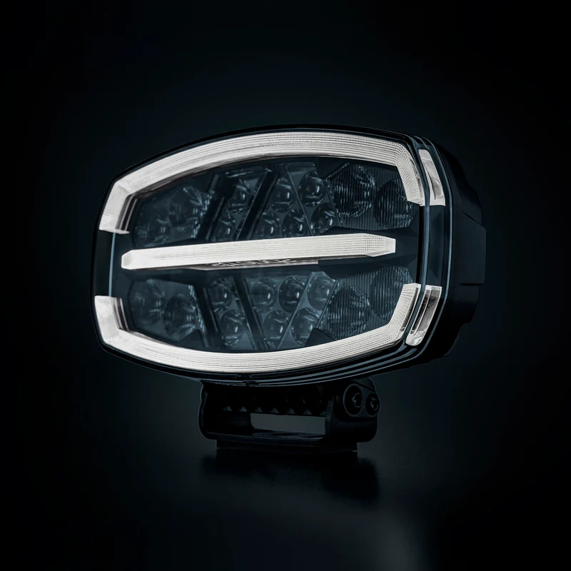 Phare de conduite ovale Strands Firefly ONE avec stroboscope