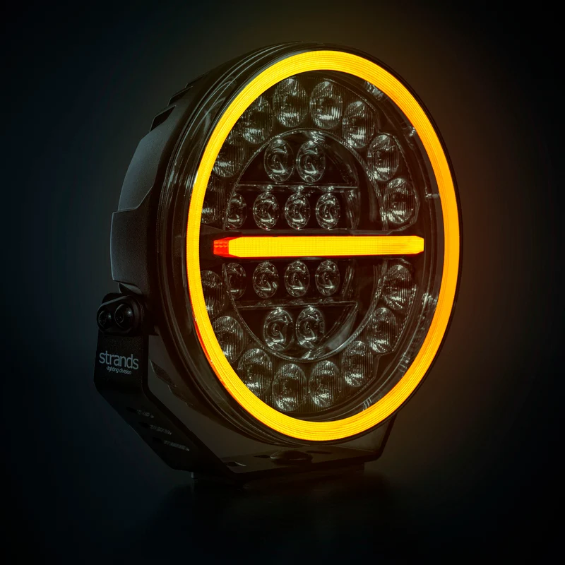 Phare de conduite LED Strands Firefly PRO avec stroboscope / 9"