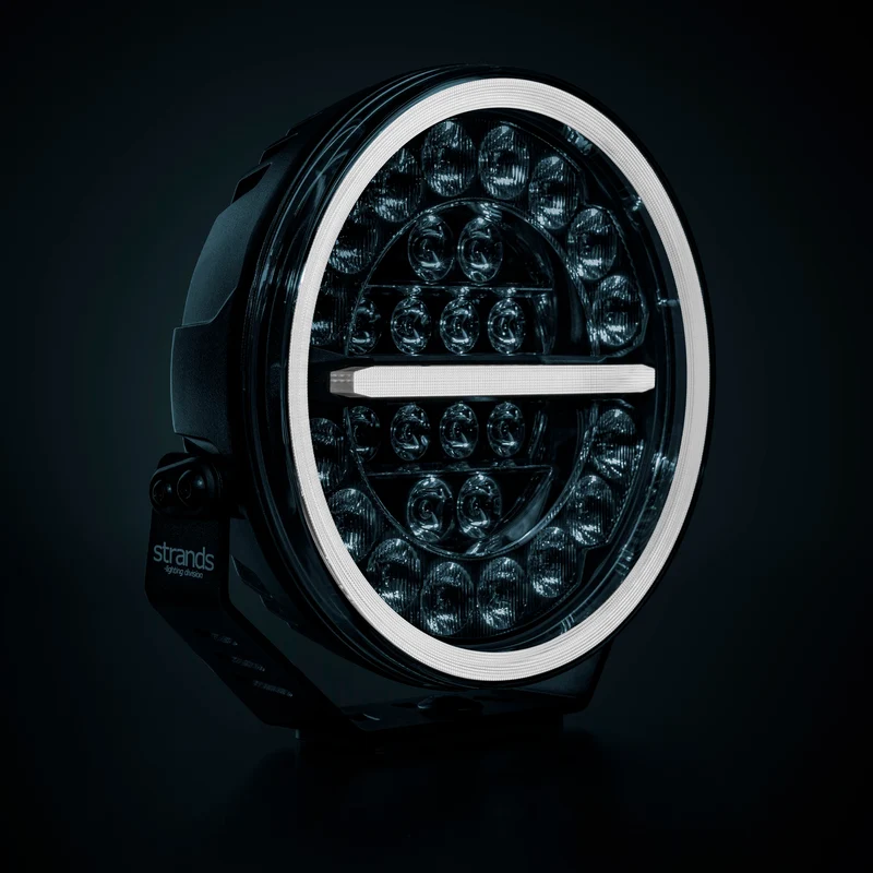 Phare de conduite LED Strands Firefly PRO avec stroboscope / 9"