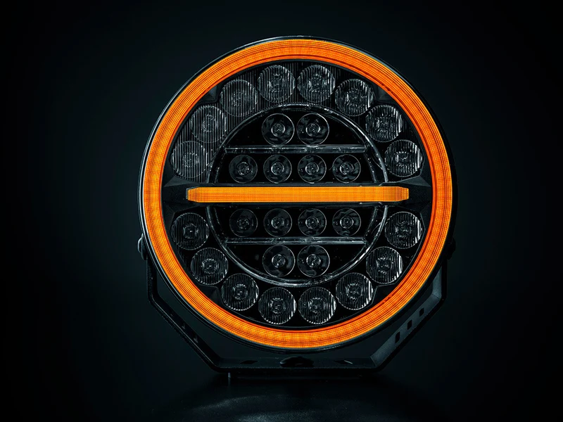 Phare de conduite LED Strands Firefly PRO avec stroboscope / 9"
