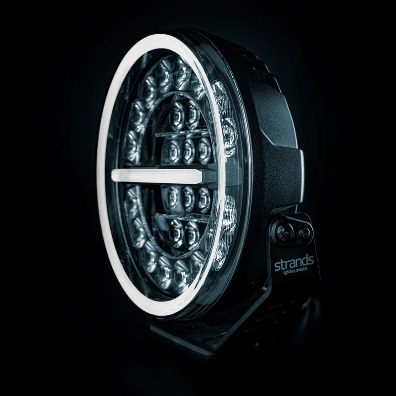 Phare de conduite LED Strands Firefly PRO avec stroboscope / 9"