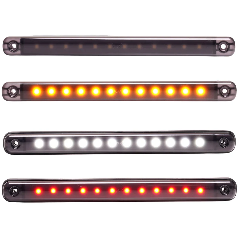 Feux de position Strands Dark Knight Slim 238 mm / 12 LED