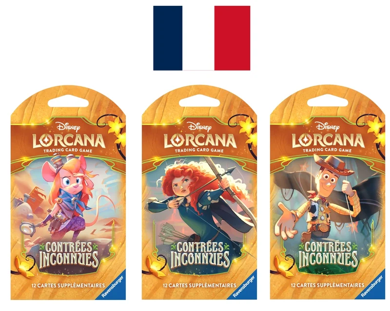 Blister Lorcana - Chapitre 12 - Contrées inconnues FR