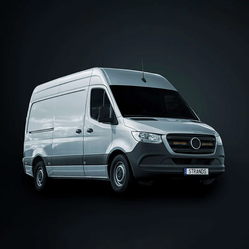 Kit de calandre avec double barre lumineuse Strands 12" Siberia XPA pour Mercedes Sprinter 2022+