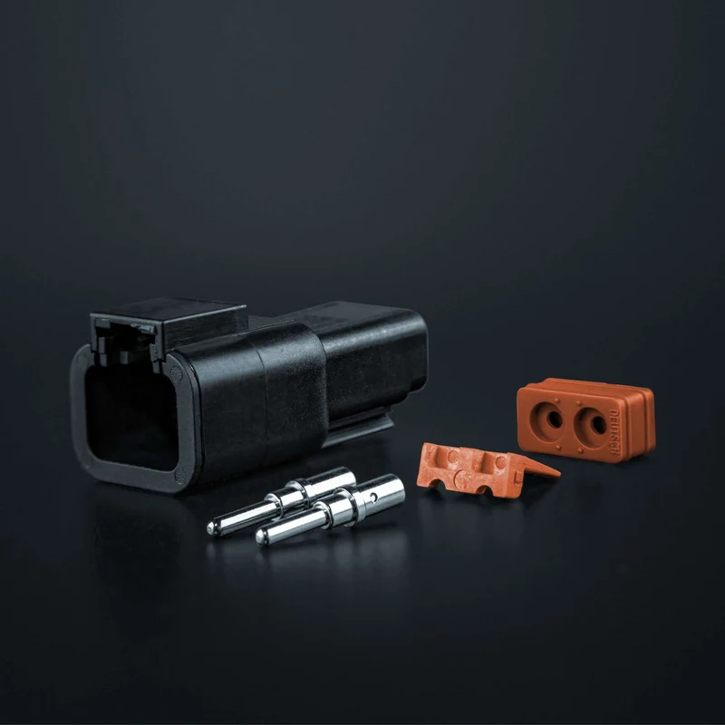 Lot de 5 connecteurs Strands Pro DEUTSCH DT / 2 voies (version haute puissance 24 A)