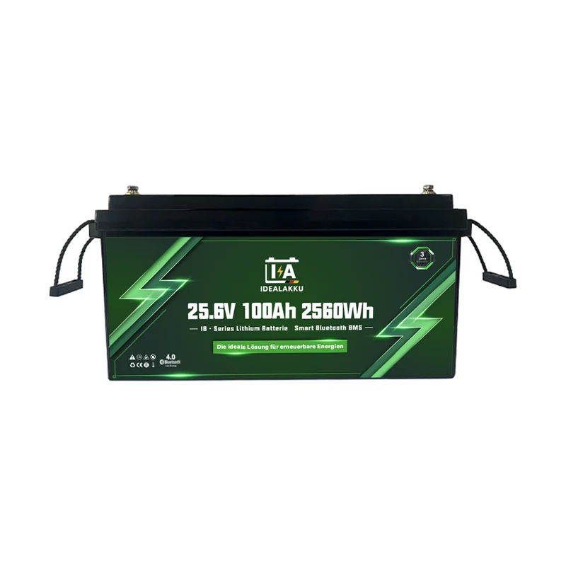 Batterie LiFePO4 IDEALAKKU IB-24-100 25.6V 100Ah Bluetooth