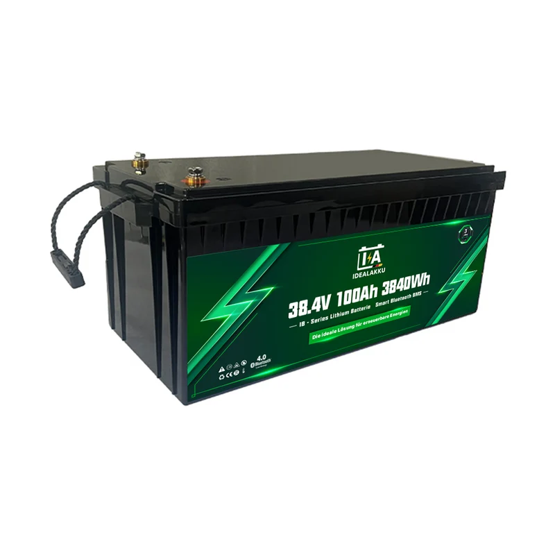 Batterie Lithium LiFePO4 36V 100Ah IDEALAKKU IB-36-100 – Remplacement AGM / Gel avec Bluetooth & BMS