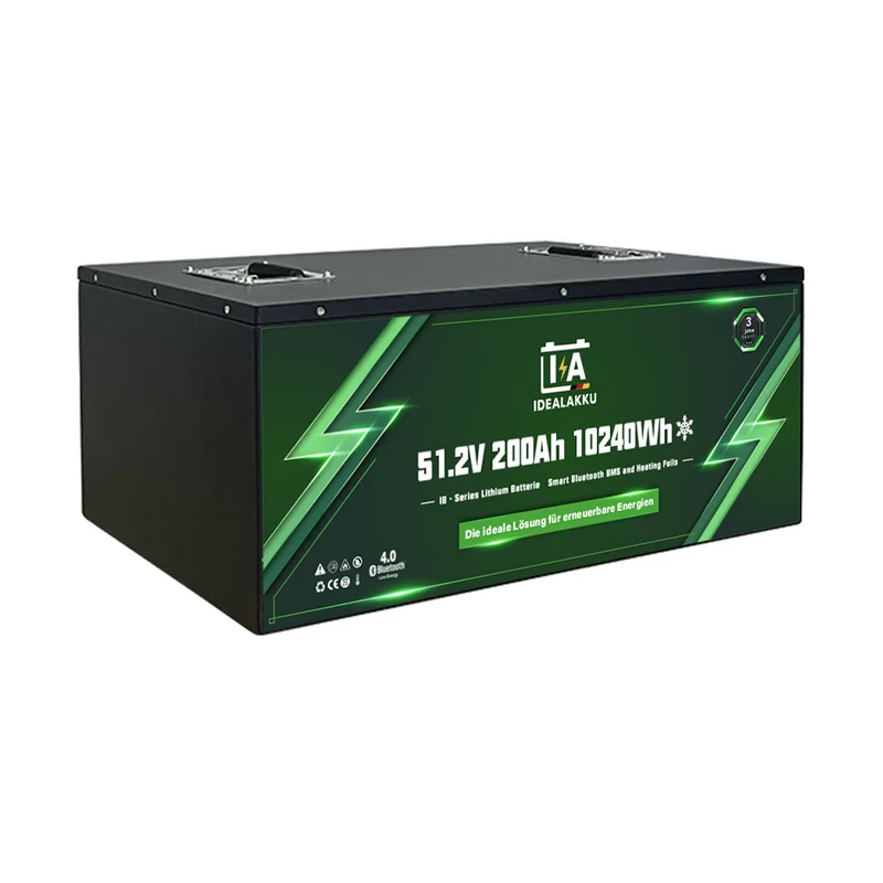 Batterie Lithium LiFePO4 48V 200Ah IB-48-200H – Remplacement plomb AGM GEL – BMS Bluetooth intégré
