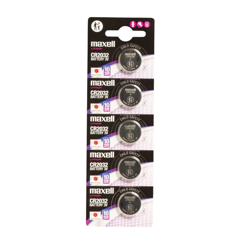Pile CR2032 Maxell 3V lithium DL2032 ECR2032