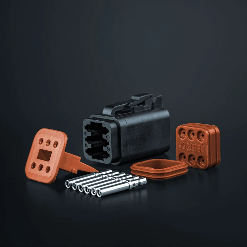 Lot de 5 fiches de connecteurs Strands Pro DEUTSCH DT / 6 voies