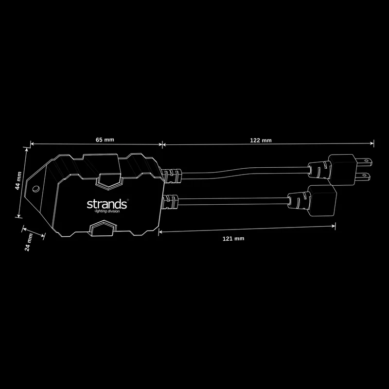 Décodeur haute énergie Strands pour ampoules LED / H7 / Lot de 2