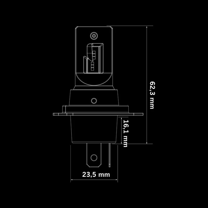 Ampoules LED sans ventilateur Strands Big Energy / H4