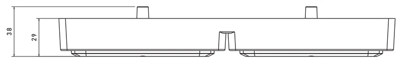 Cadres de montage pour lampes de bloc Fristom FT-323 et 324