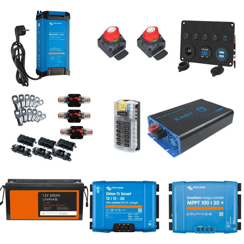 VANPOWER - Kit électricité van aménagé (avec schéma)