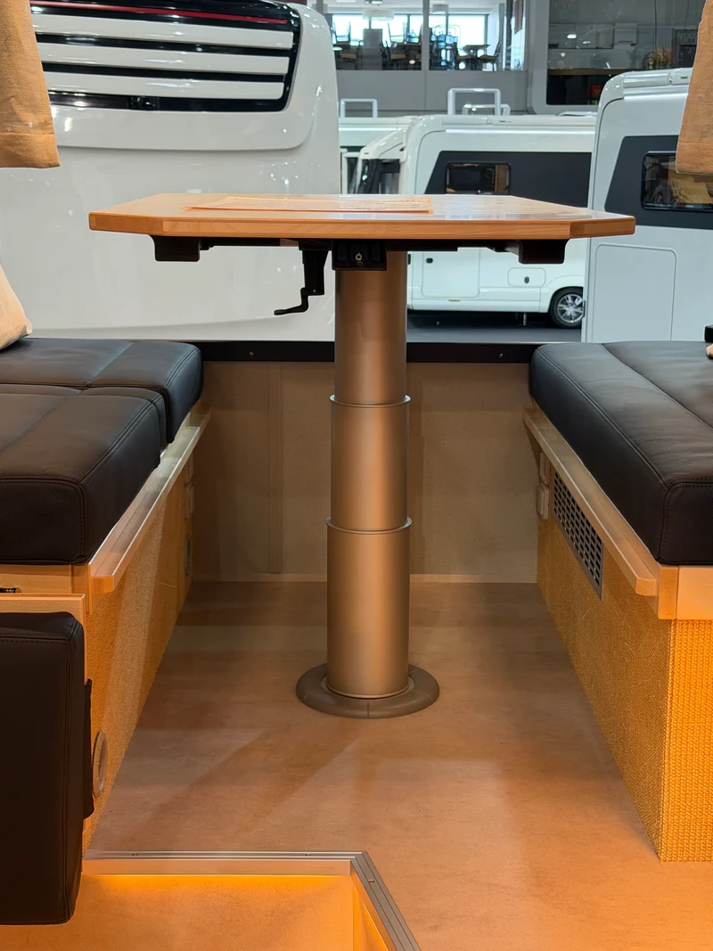 Pied de table télescopique (37-74cm) - Pour camping-car et van aménagé