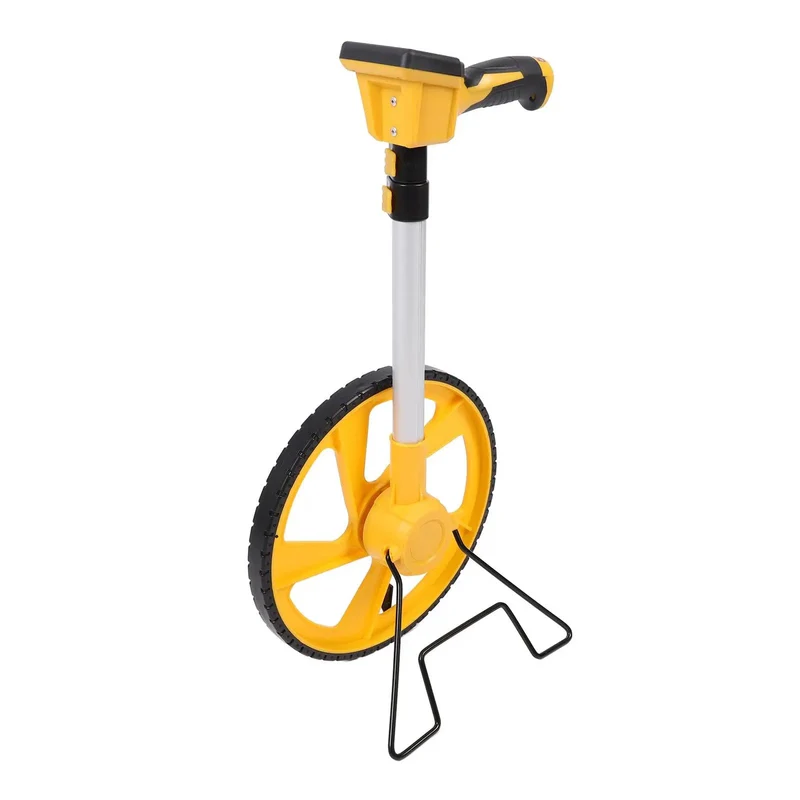 Heavy Duty Digital Measuring Wheel With Bright Backlit Display No Sweat Distance Tracker Featuring Memory Hold And Switchable Units For Rough Tasks Indoors Or Outdoors