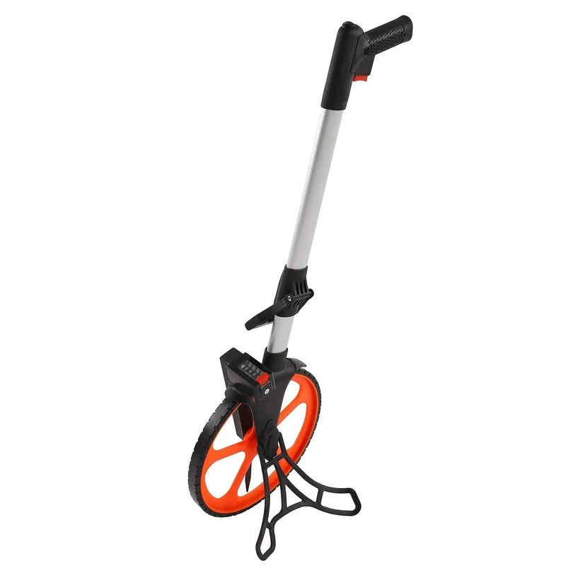 Rugged Mechanical Measuring Wheel Featuring Quick Brake And One Tap Zero Reset Records 0 To 9999 Foot Readings Smooth Over Pavement And Soil For Land Survey Or Yard Work Projects