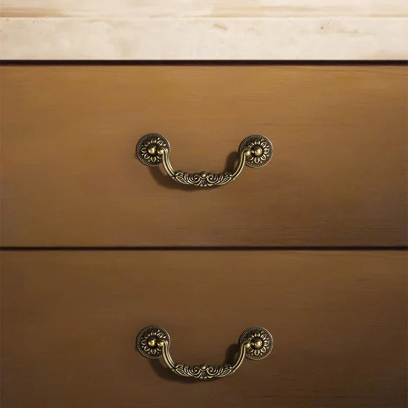 Poignée de Meuble vintage Bronze