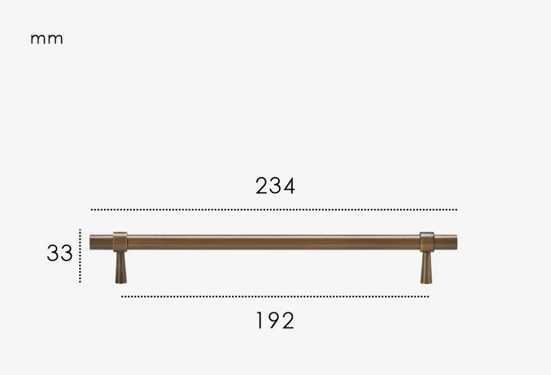 Poignée de Placard Bronze